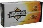 40 S&W 20 Rounds Ammunition Armscor Precision Inc 180 Grain Jacketed Hollow Point